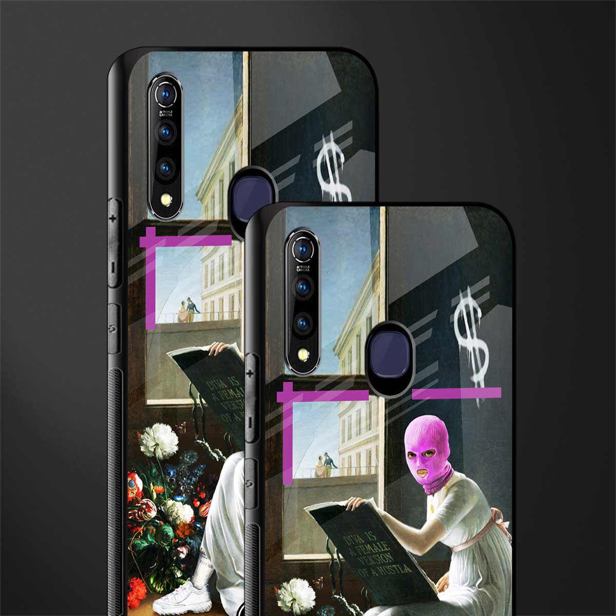 dope diva glass case for vivo z1 pro image-2