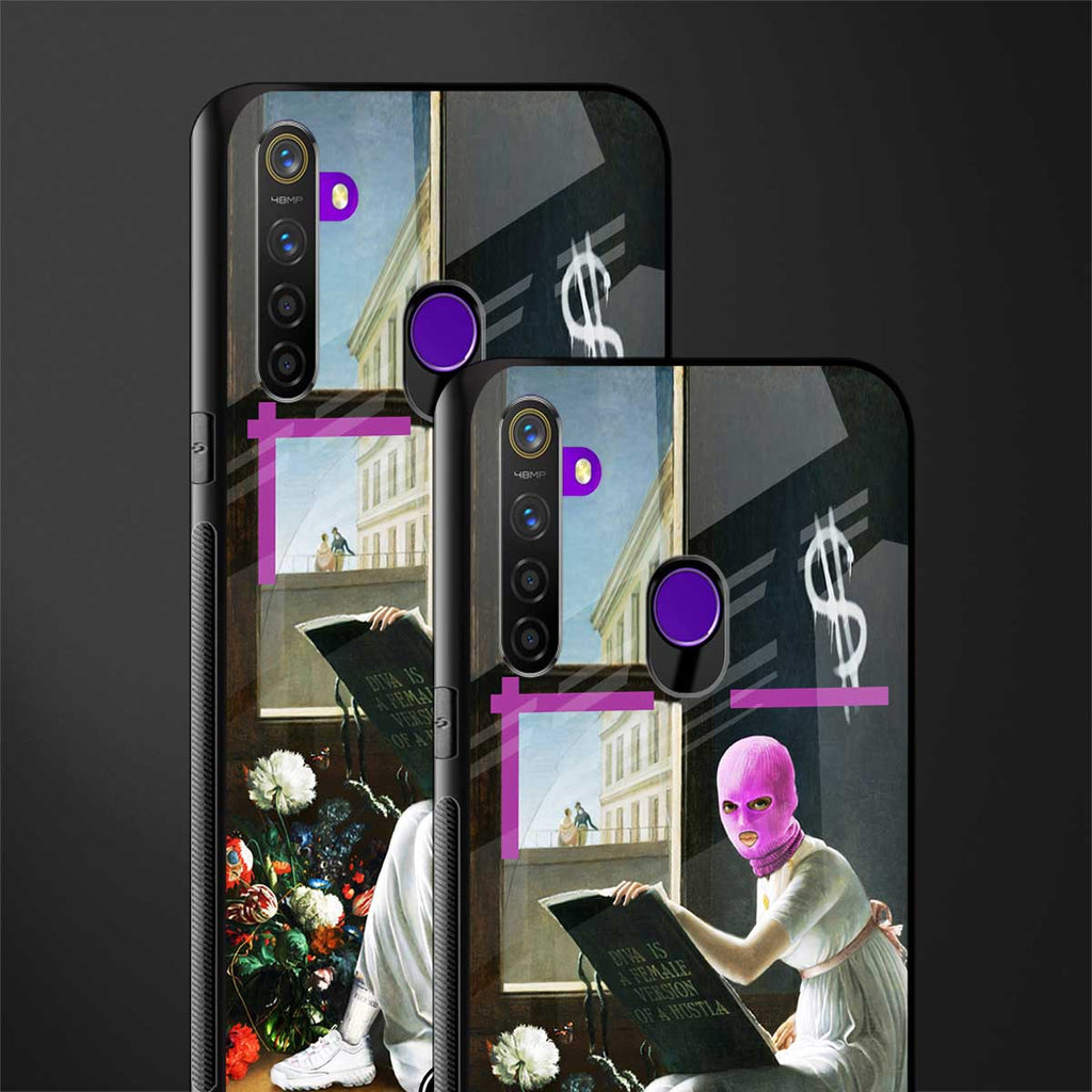 dope diva glass case for realme 5i image-2