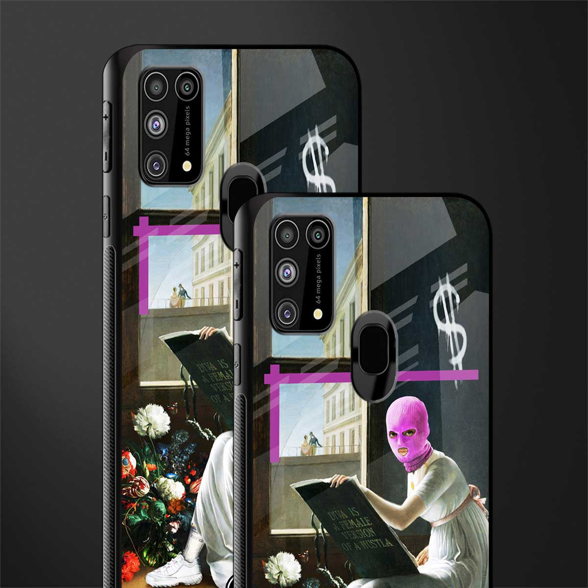 dope diva glass case for samsung galaxy m31 image-2