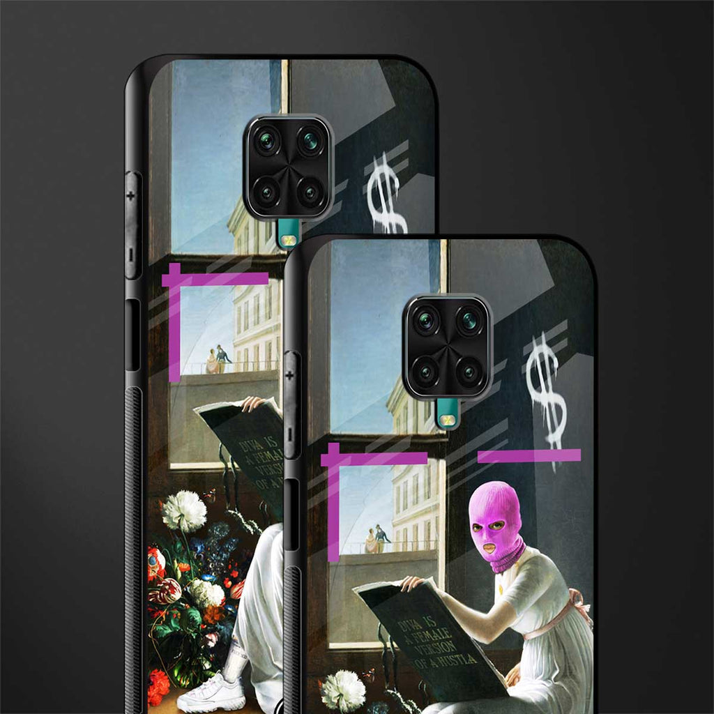 dope diva glass case for redmi note 9 pro image-2