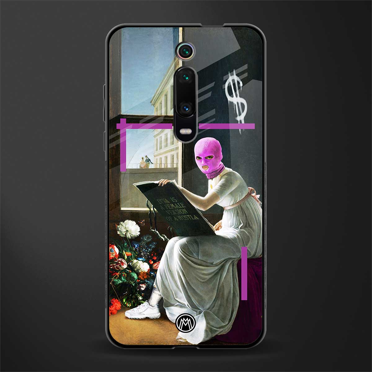 dope diva glass case for redmi k20 image