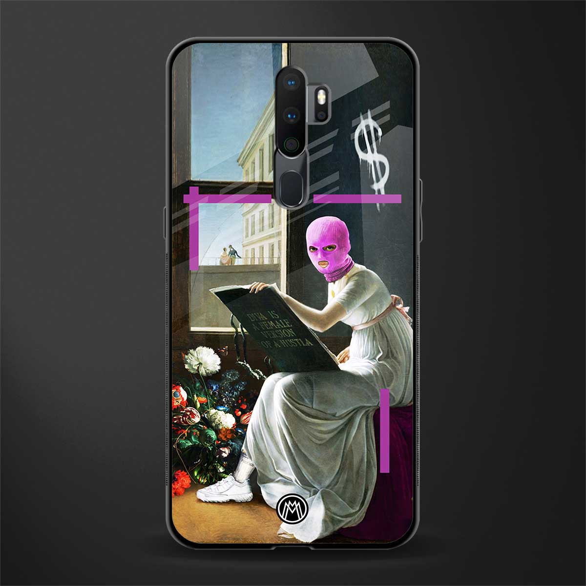 dope diva glass case for oppo a9 2020 image
