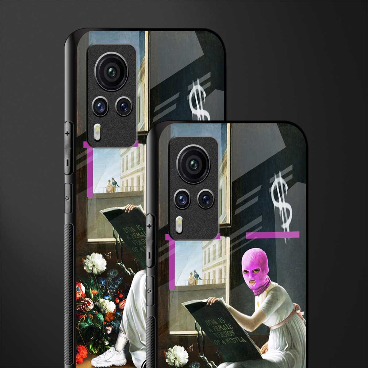 dope diva glass case for vivo x60 pro image-2