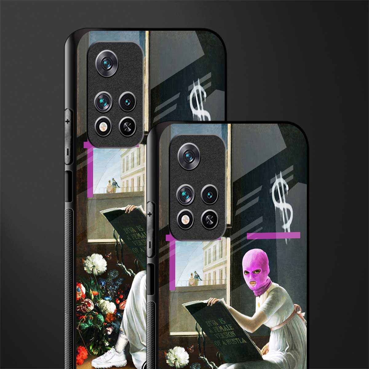 dope diva glass case for poco m4 pro 5g image-2