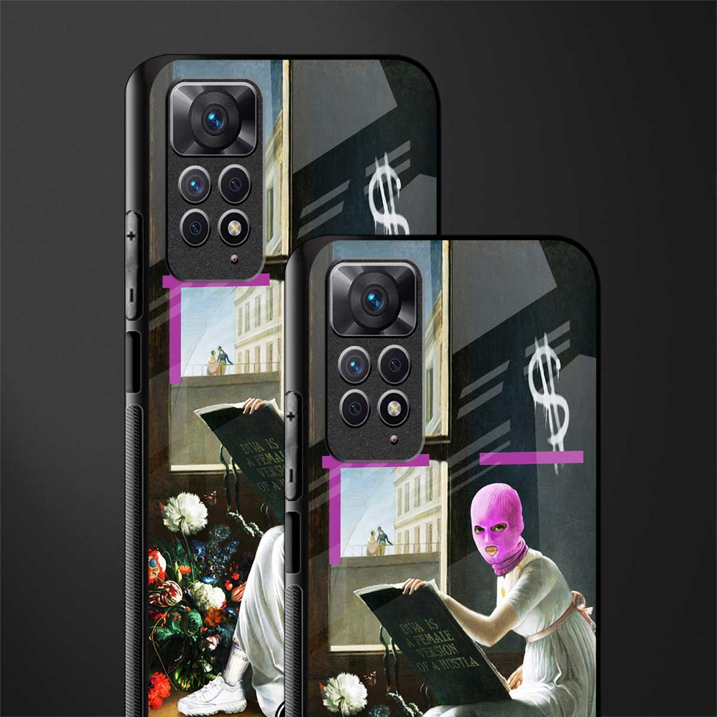 dope diva glass case for redmi note 11s image-2