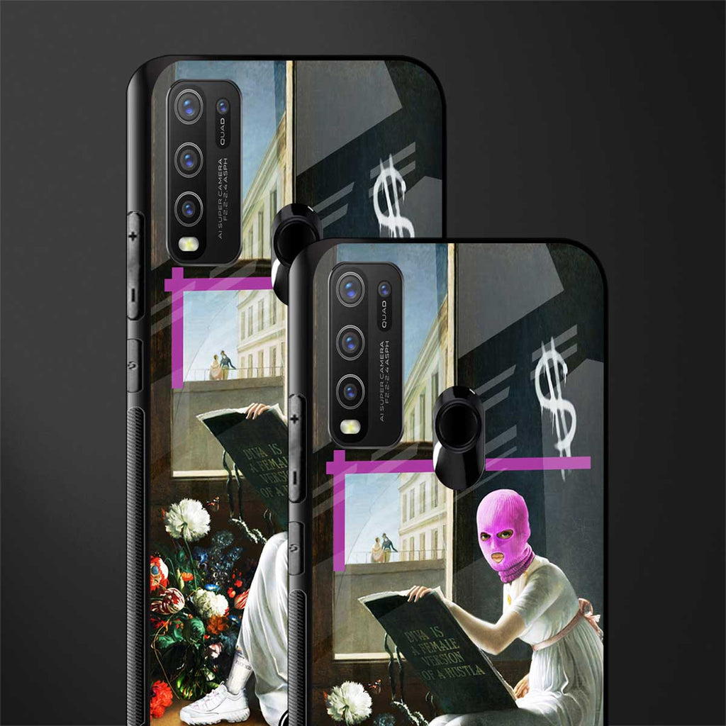 dope diva glass case for vivo y50 image-2