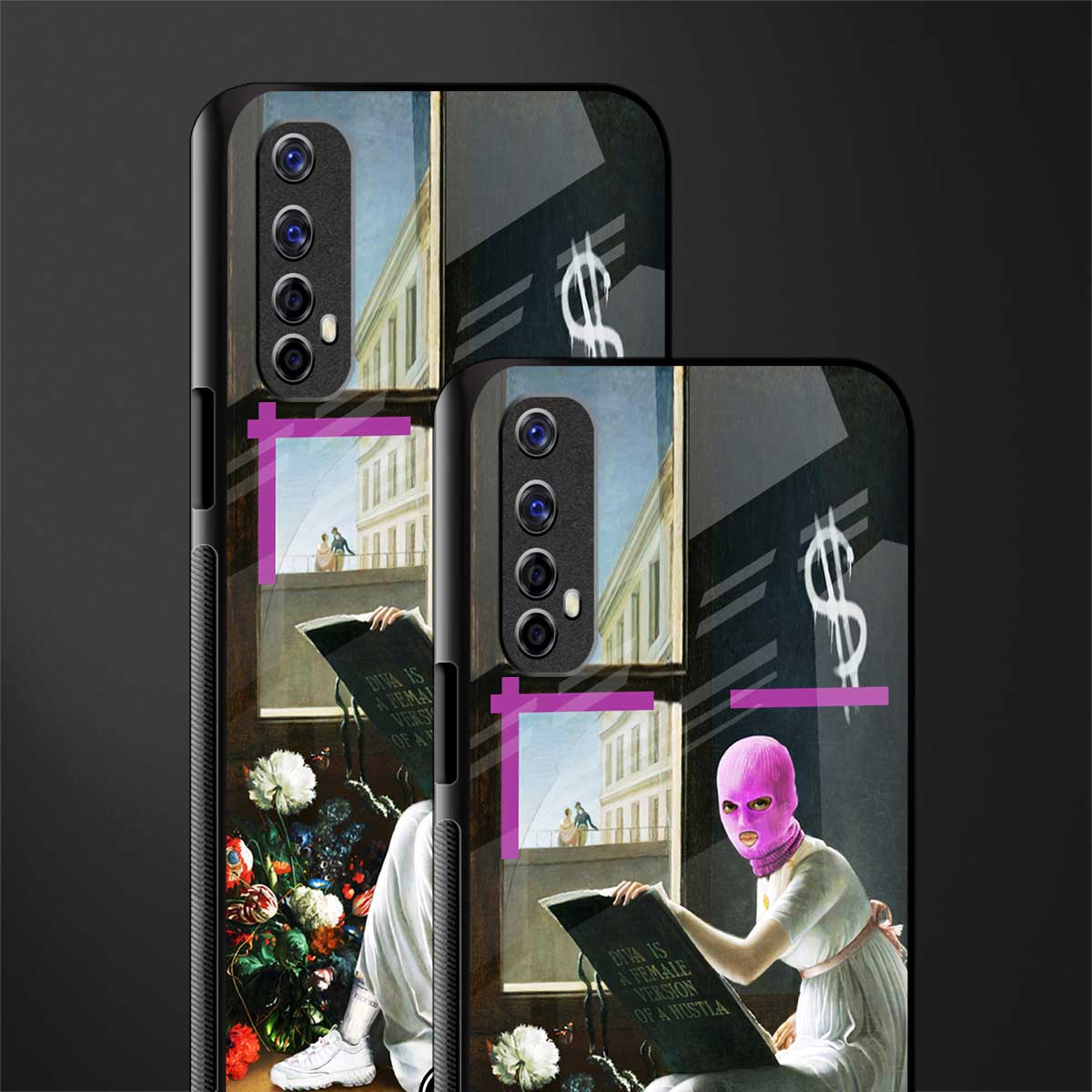 dope diva glass case for realme 7 image-2