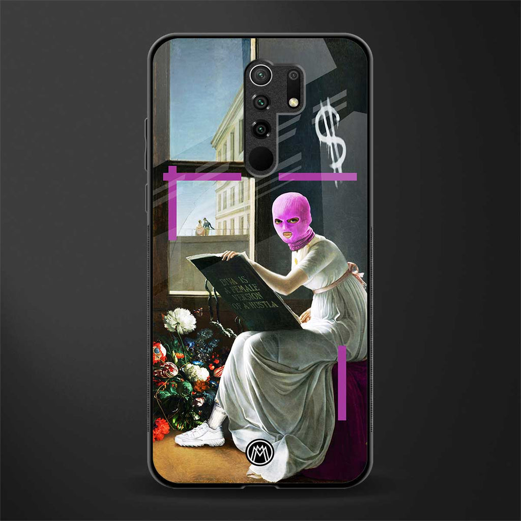 dope diva glass case for poco m2 image