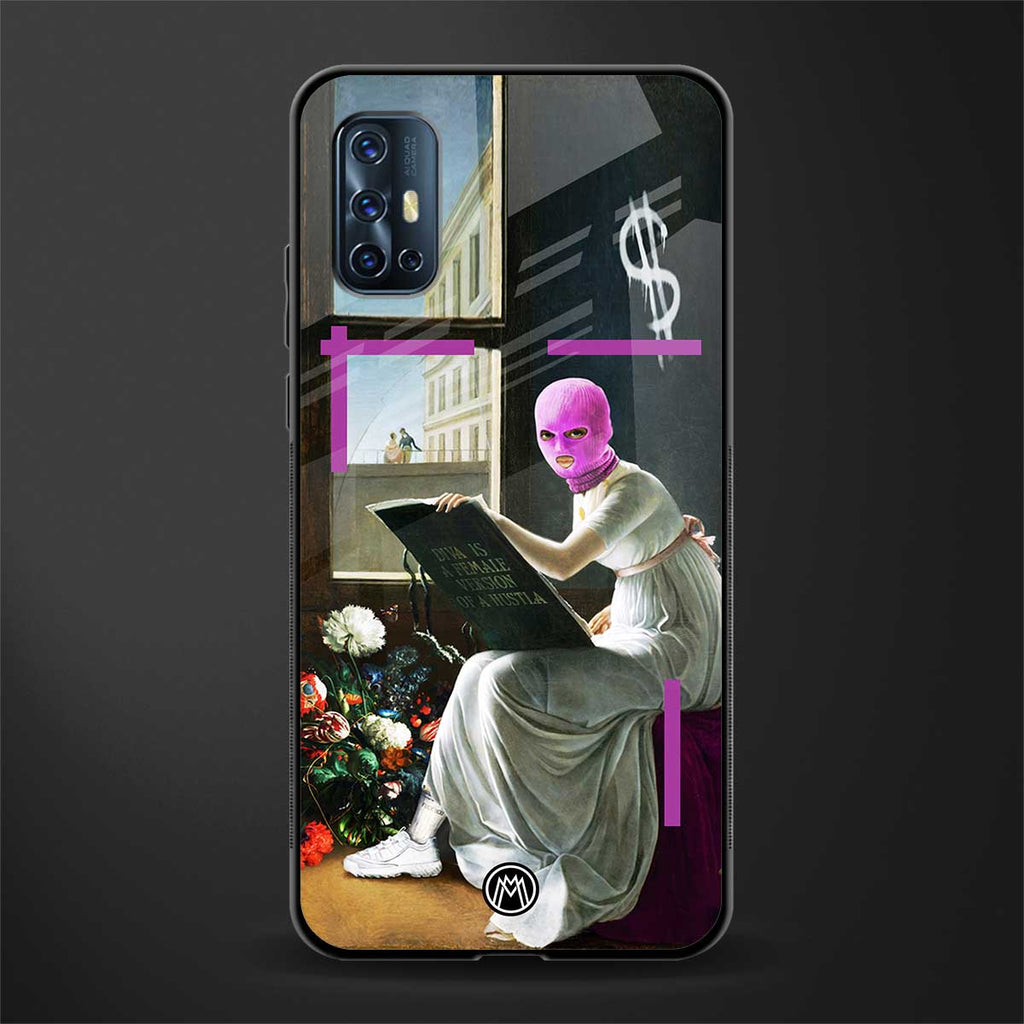 dope diva glass case for vivo v17 image