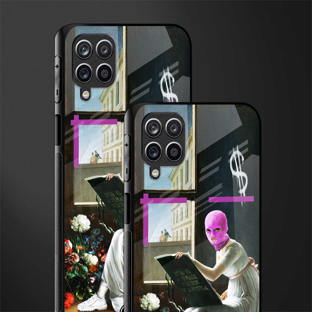 dope diva glass case for samsung galaxy m12 image-2