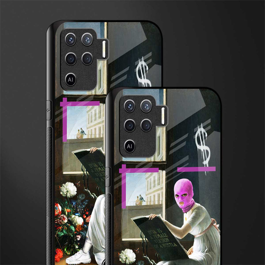 dope diva glass case for oppo f19 pro image-2
