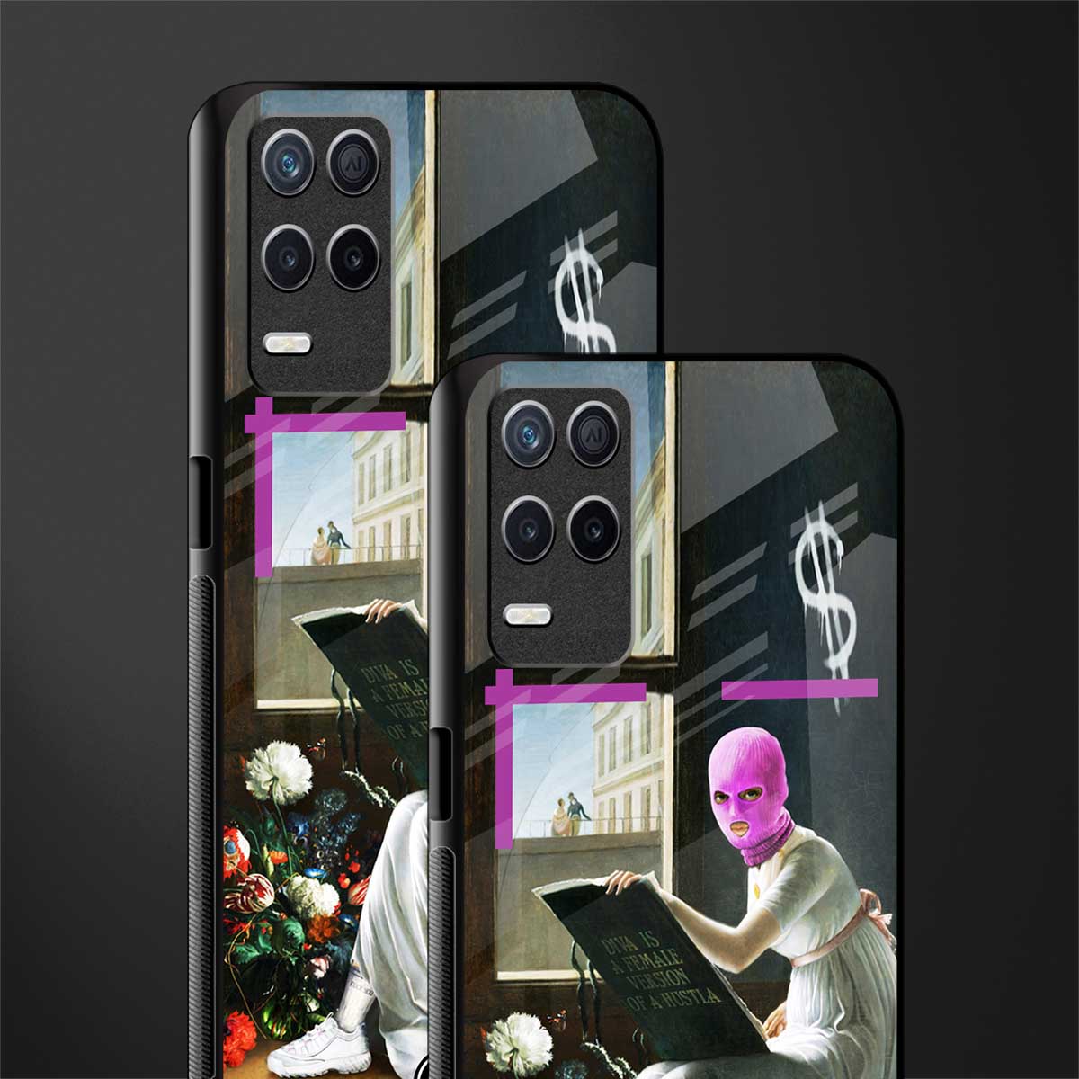 dope diva glass case for realme 8 5g image-2