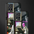 dope diva glass case for vivo y21t image-2