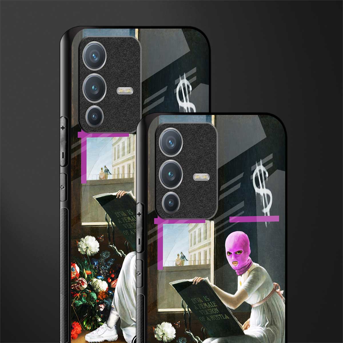 dope diva glass case for vivo v23 pro 5g image-2