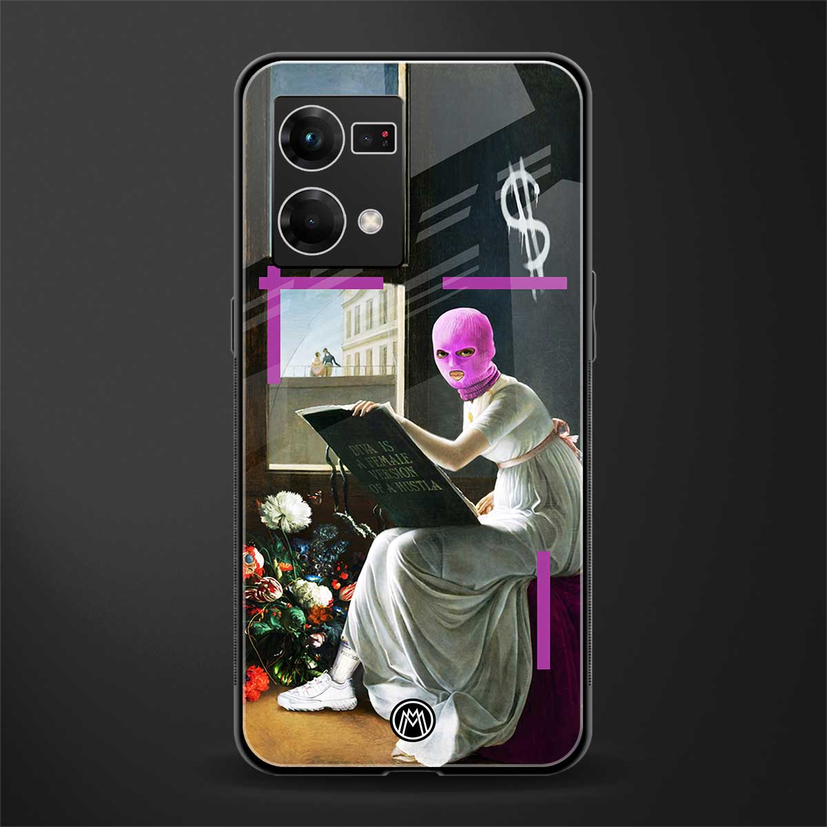 dope diva back phone cover | glass case for oppo f21 pro 4g