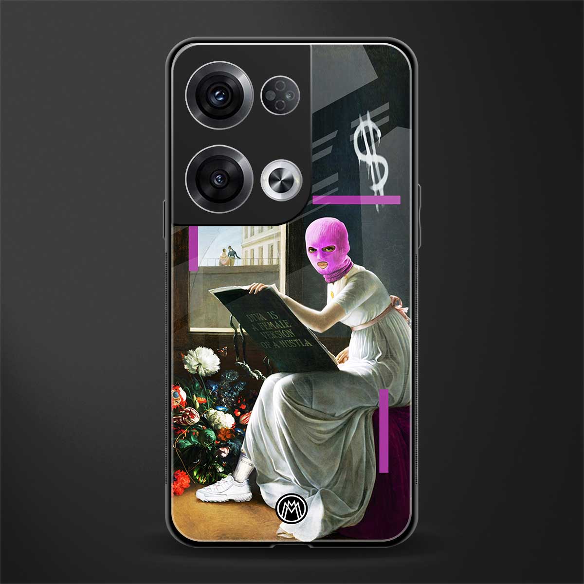 dope diva back phone cover | glass case for oppo reno 8 pro