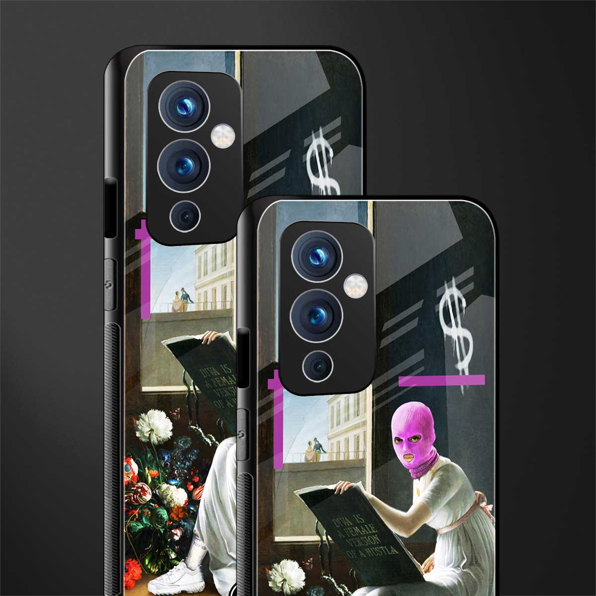 dope diva back phone cover | glass case for oneplus 9