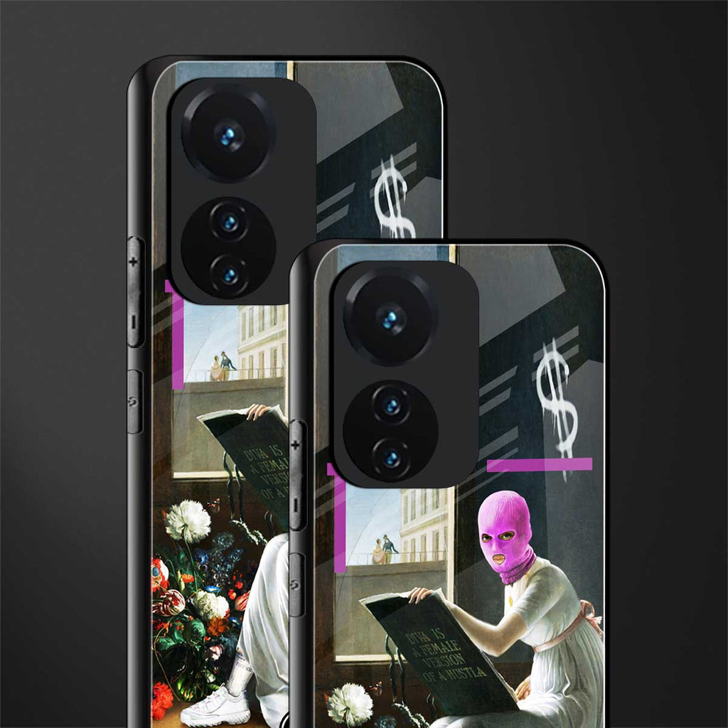 dope diva back phone cover | glass case for vivo t1 44w 4g