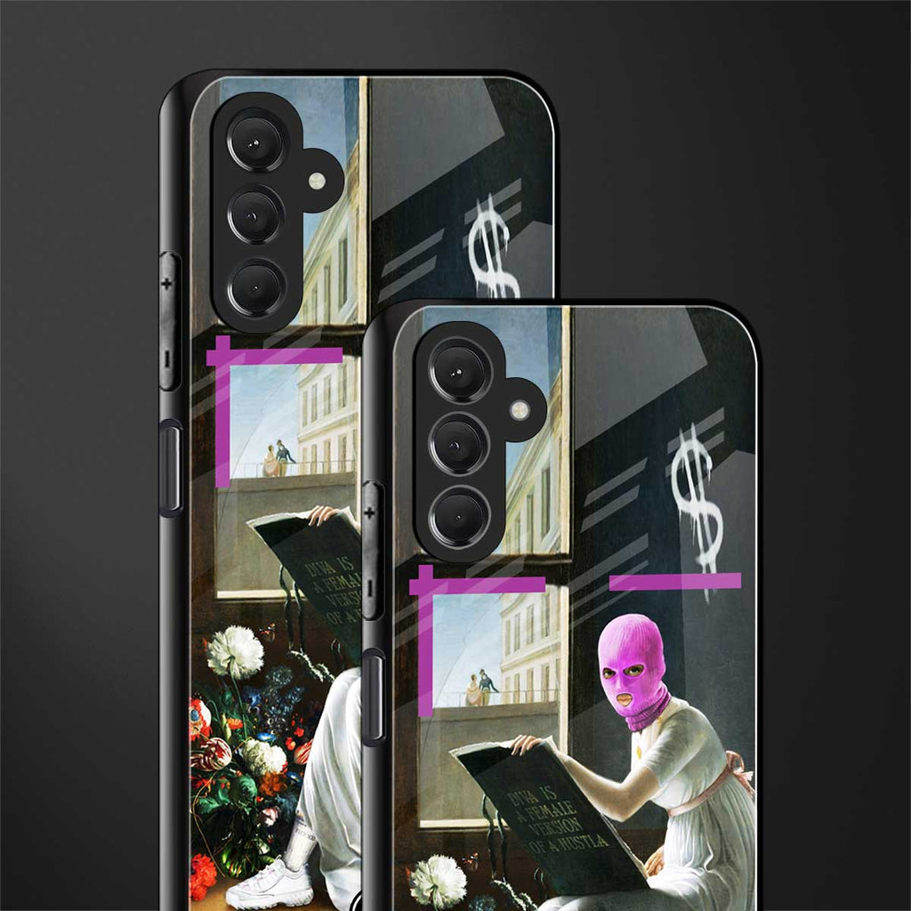 dope diva back phone cover | glass case for samsun galaxy a24 4g