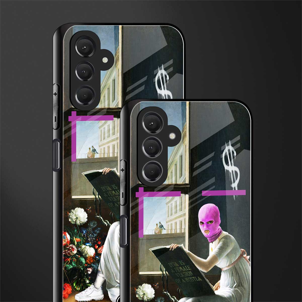 dope diva back phone cover | glass case for samsun galaxy a24 4g