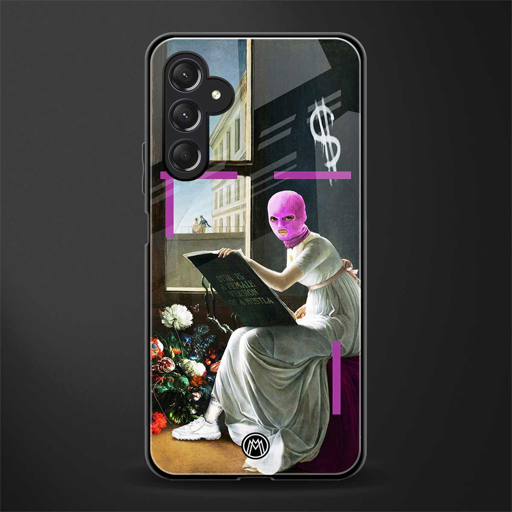 dope diva back phone cover | glass case for samsun galaxy a24 4g