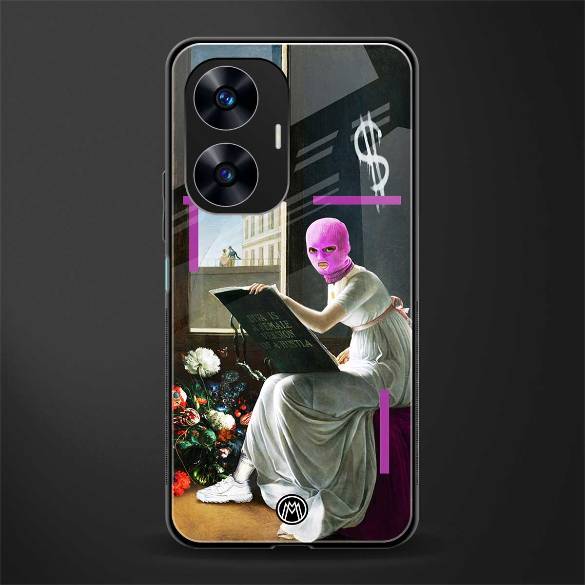 dope diva back phone cover | glass case for realme c55