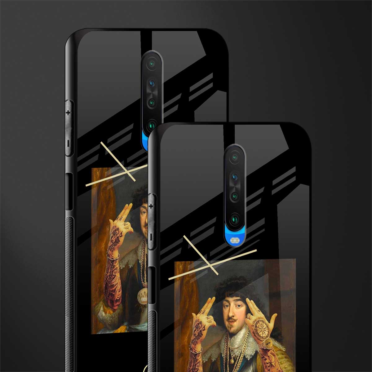 dope napoleon glass case for poco x2 image-2