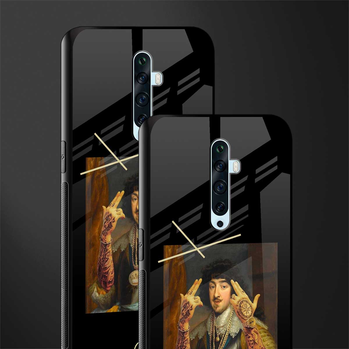 dope napoleon glass case for oppo reno 2f image-2