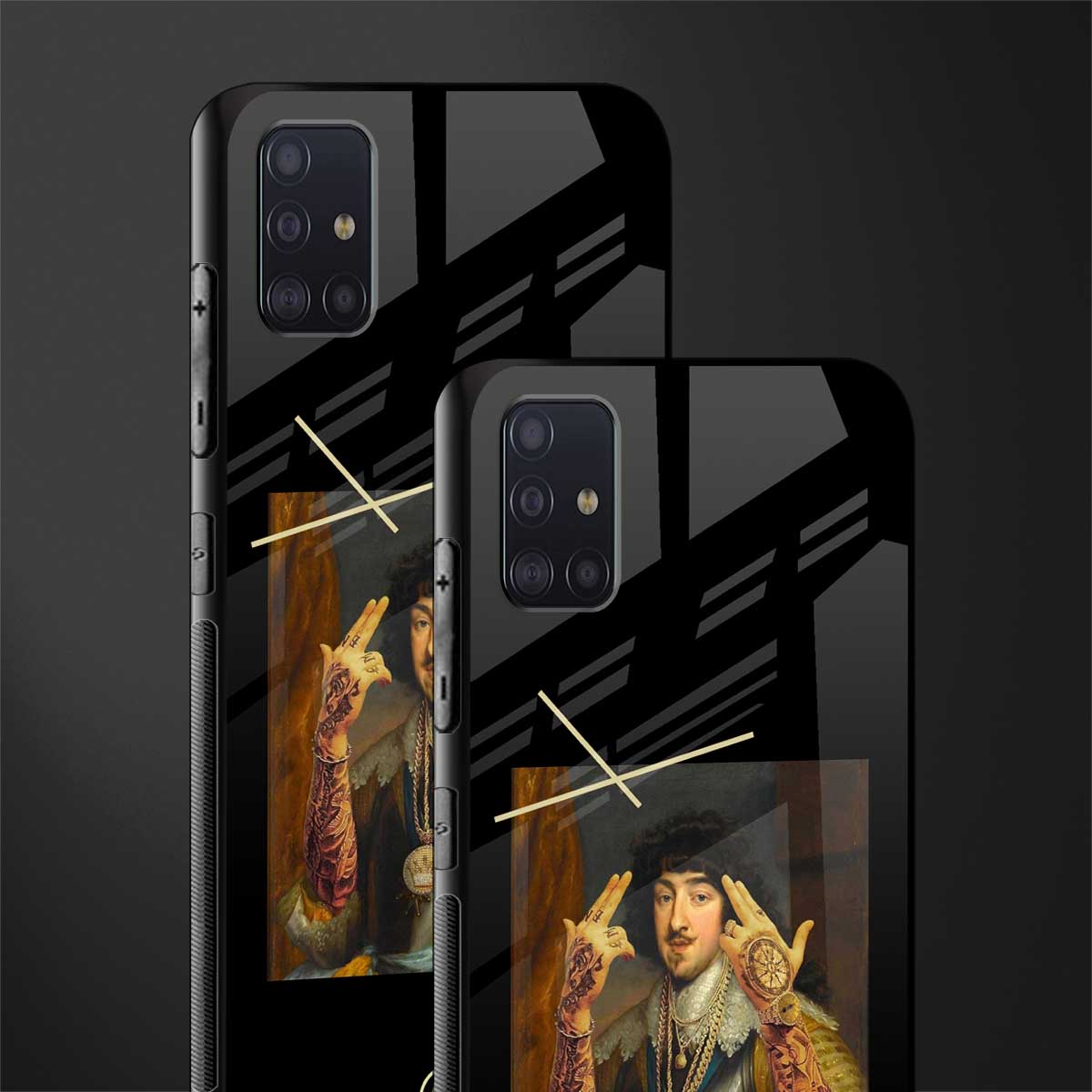 dope napoleon glass case for samsung galaxy a71 image-2