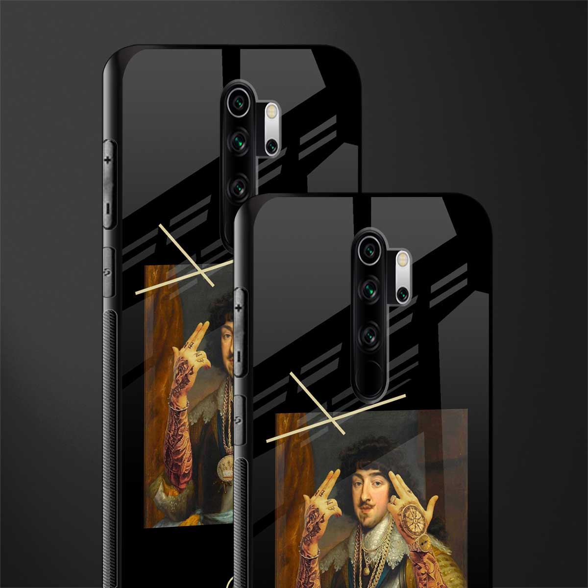 dope napoleon glass case for redmi note 8 pro image-2