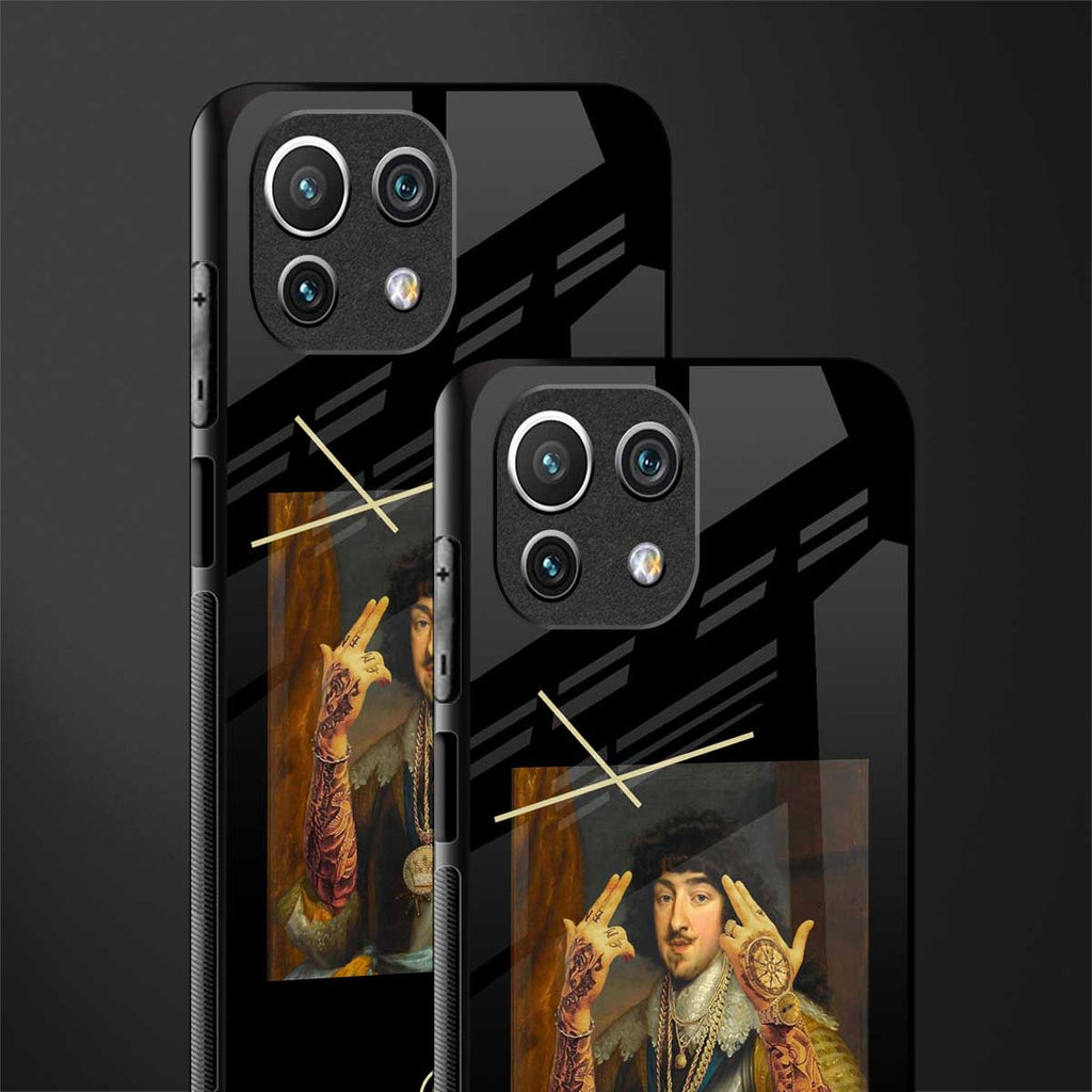 dope napoleon glass case for mi 11 lite image-2