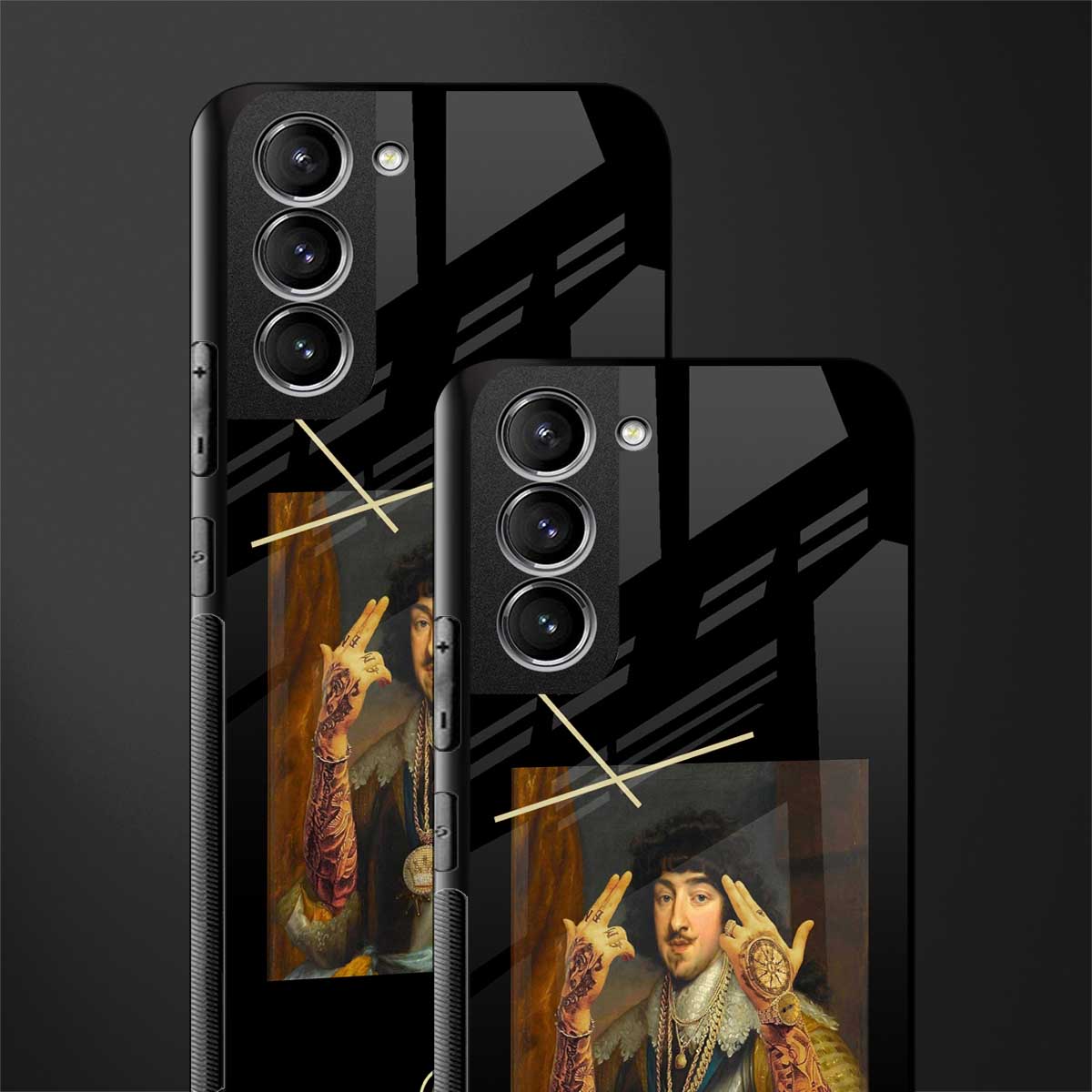 dope napoleon glass case for samsung galaxy s21 image-2