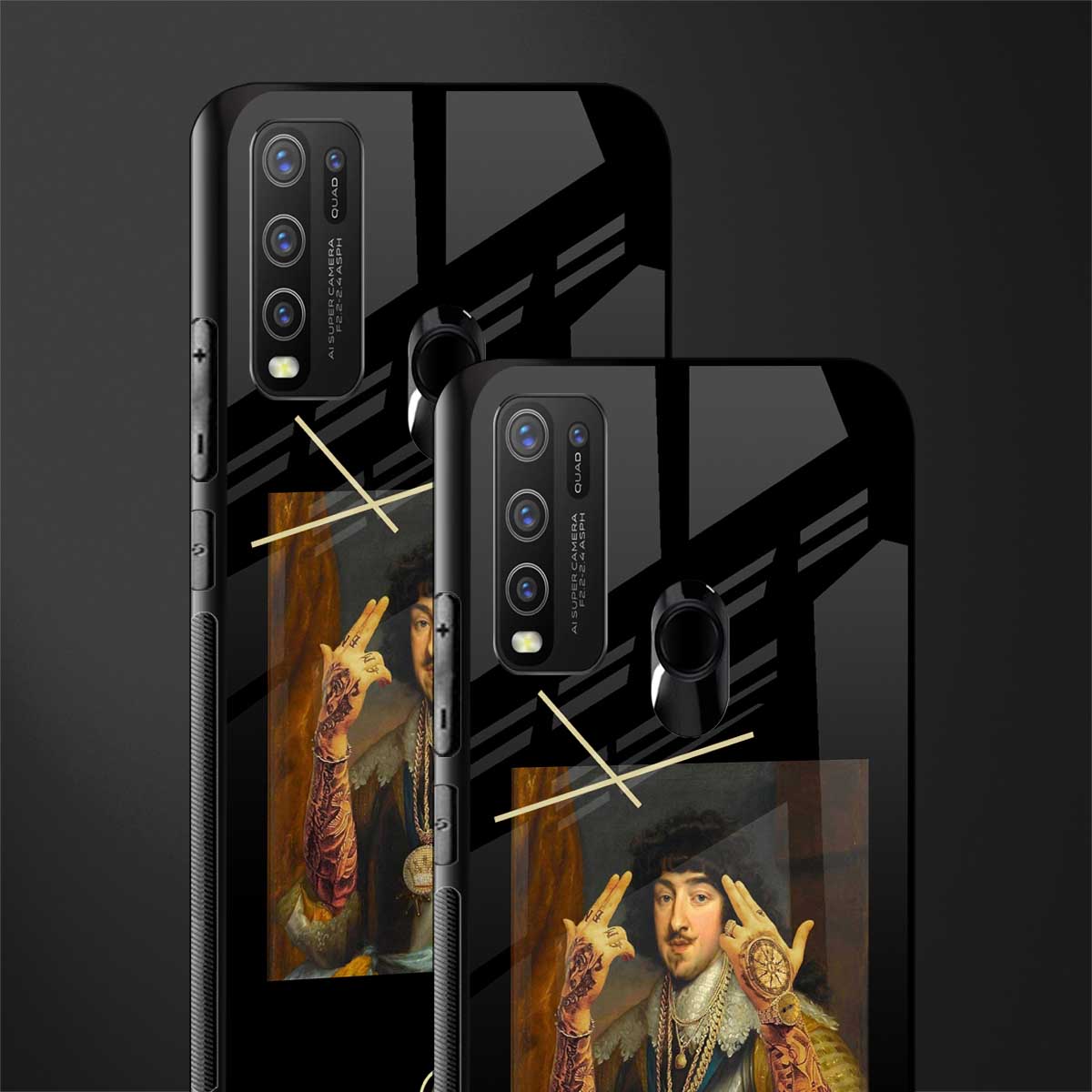 dope napoleon glass case for vivo y50 image-2