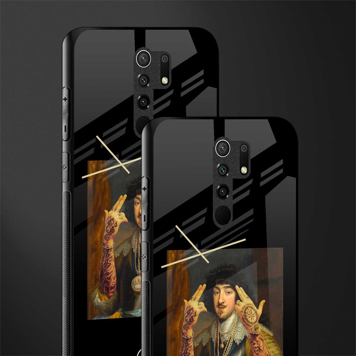 dope napoleon glass case for poco m2 image-2