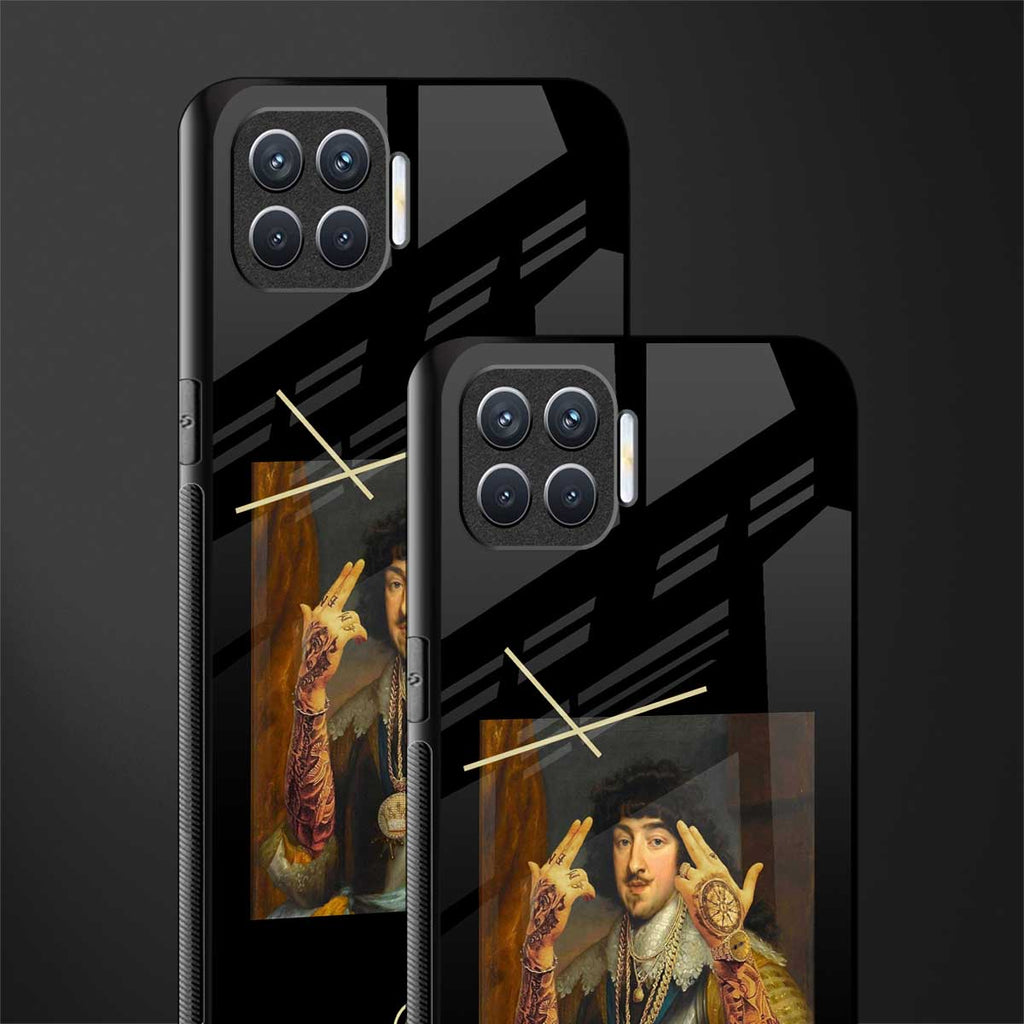 dope napoleon glass case for oppo f17 image-2