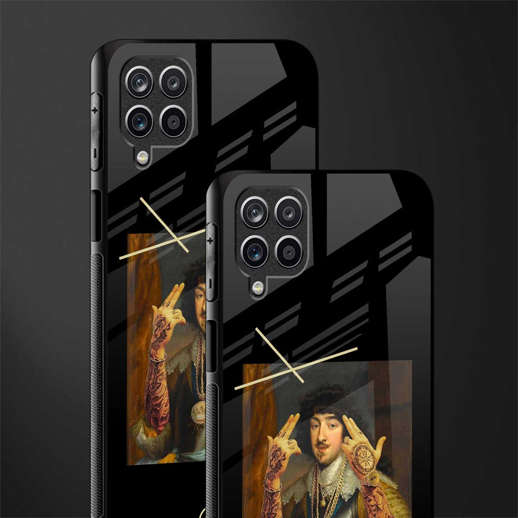dope napoleon glass case for samsung galaxy a12 image-2