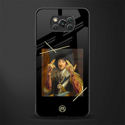 dope napoleon glass case for poco x3 image