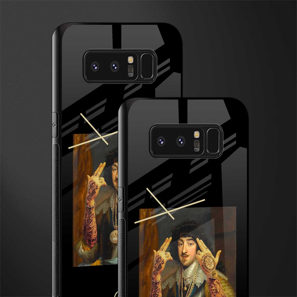 dope napoleon glass case for samsung galaxy note 8 image-2