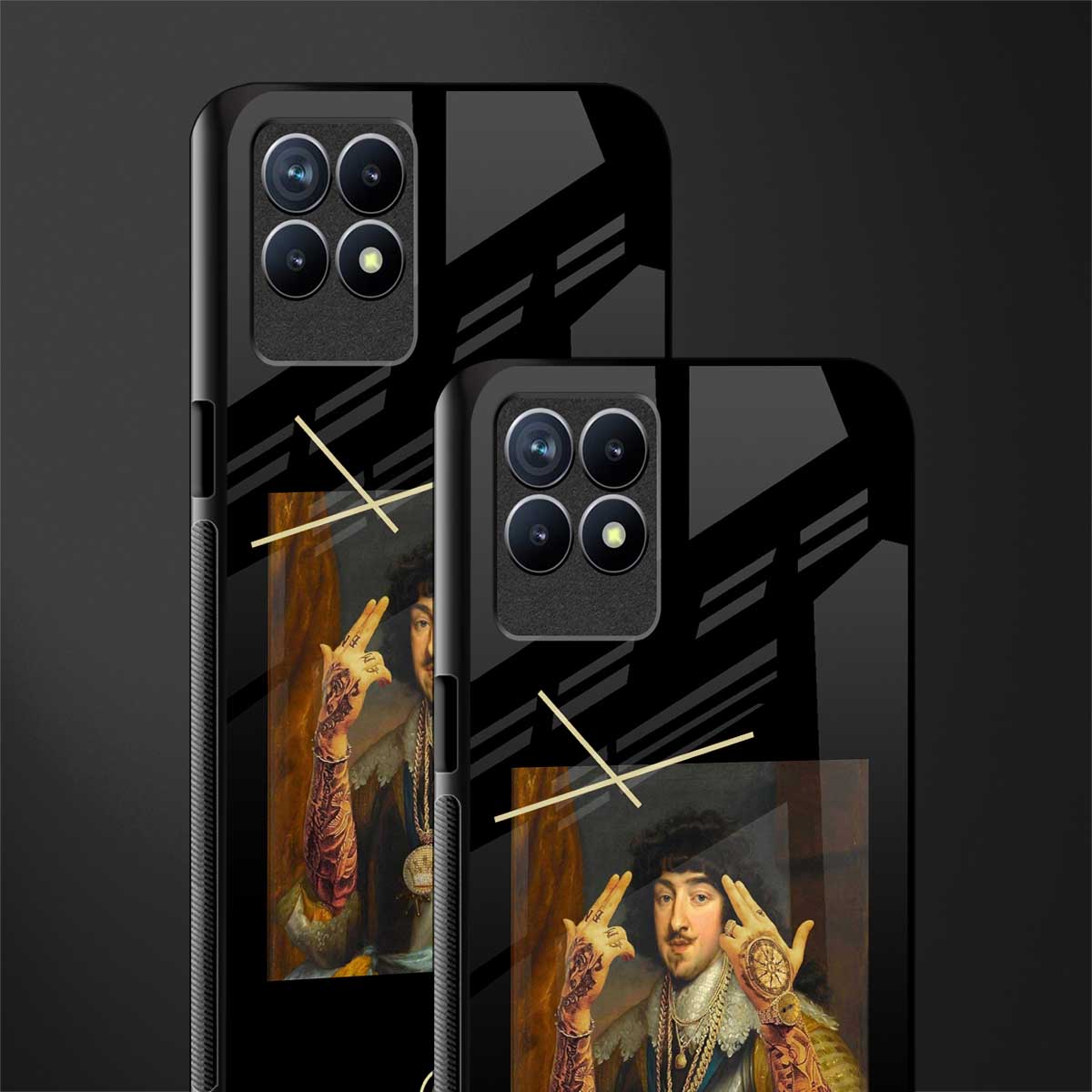 dope napoleon glass case for realme 8i image-2