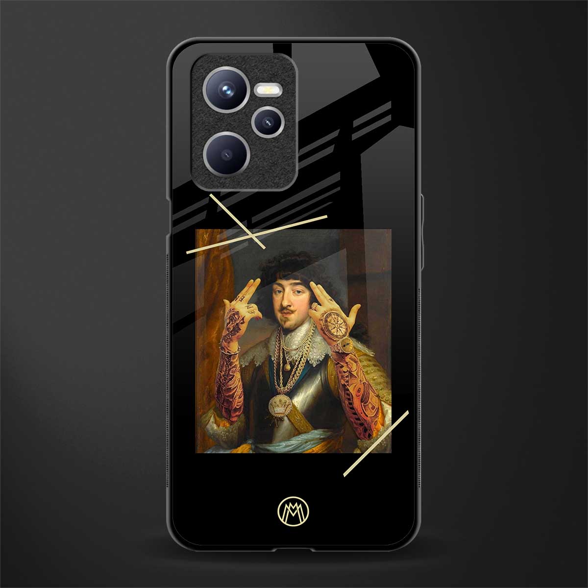 dope napoleon glass case for realme c35 image