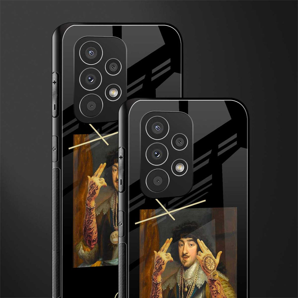 dope napoleon back phone cover | glass case for samsung galaxy a53 5g