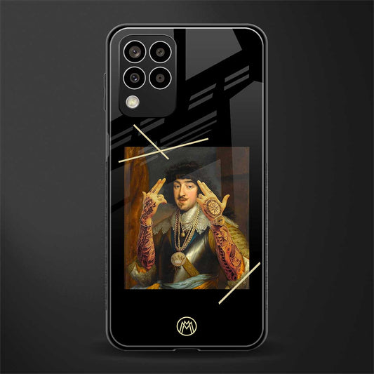 dope napoleon back phone cover | glass case for samsung galaxy m33 5g
