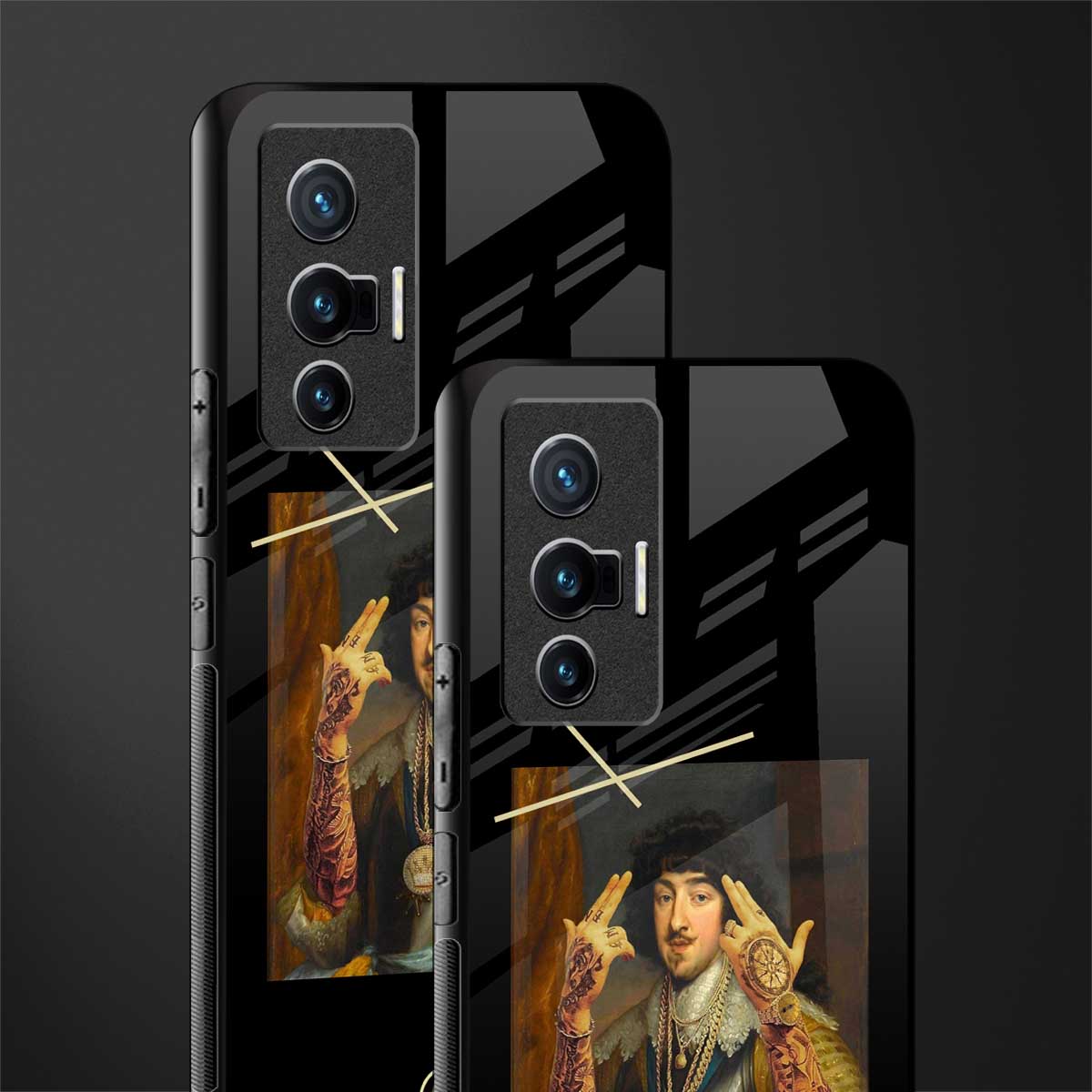 dope napoleon glass case for vivo x70 image-2