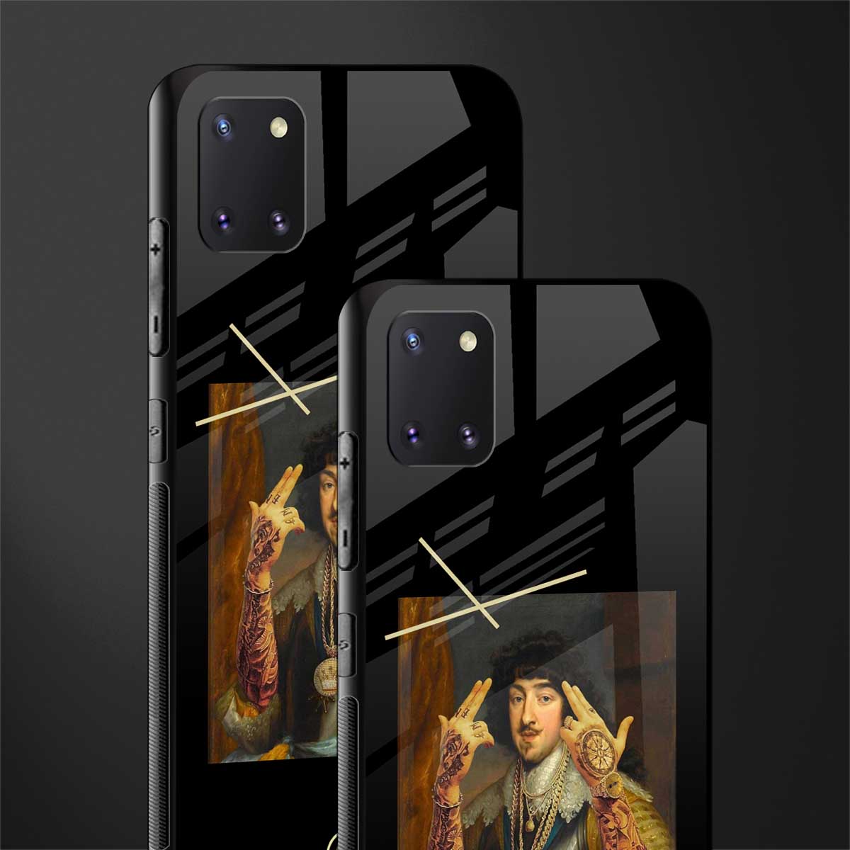 dope napoleon glass case for samsung a81 image-2