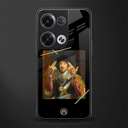 dope napoleon back phone cover | glass case for oppo reno 8 pro