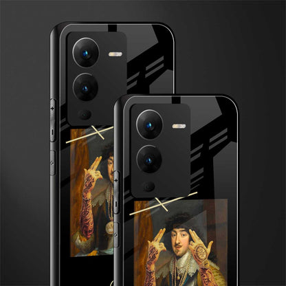 dope napoleon back phone cover | glass case for vivo v25 pro 5g