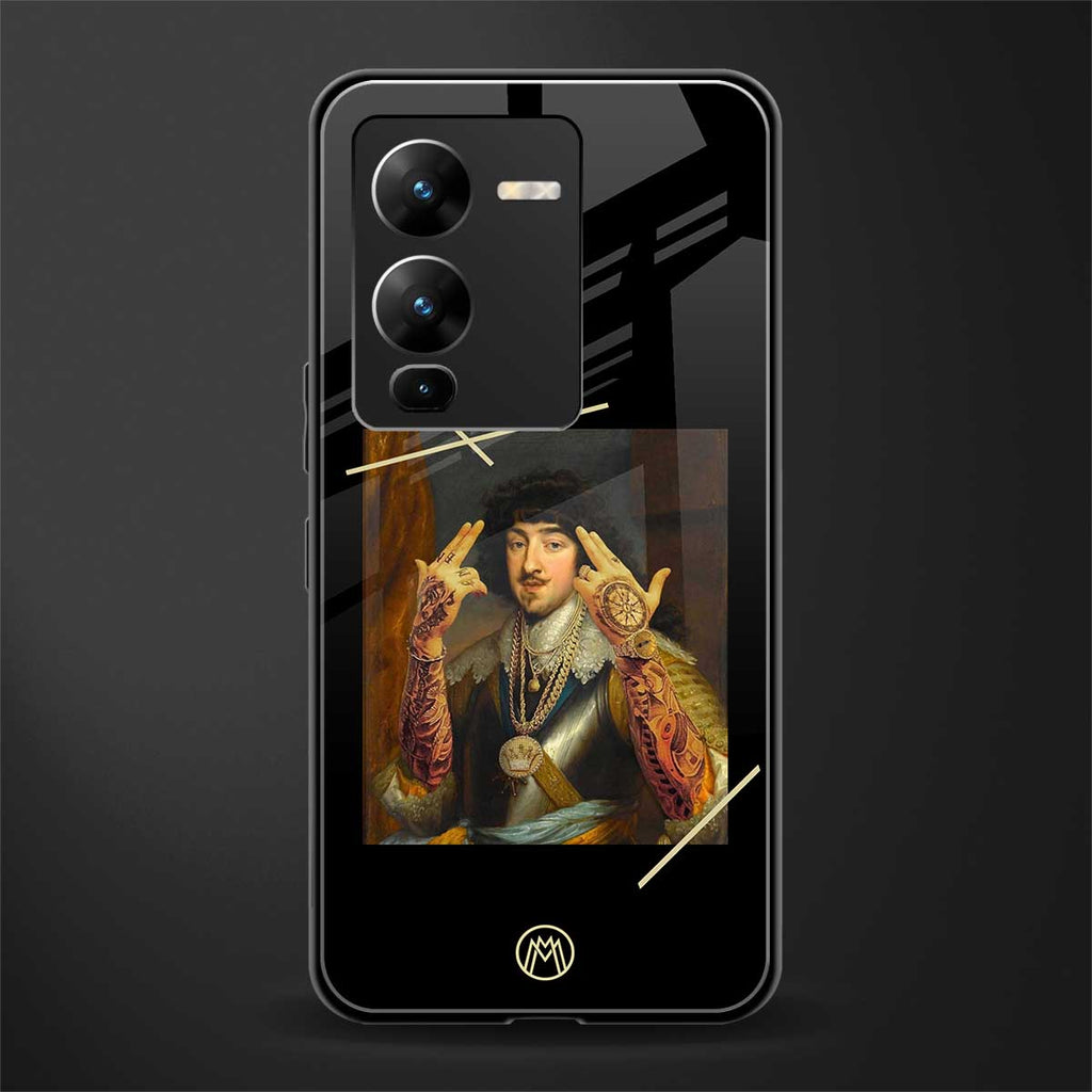 dope napoleon back phone cover | glass case for vivo v25 pro 5g