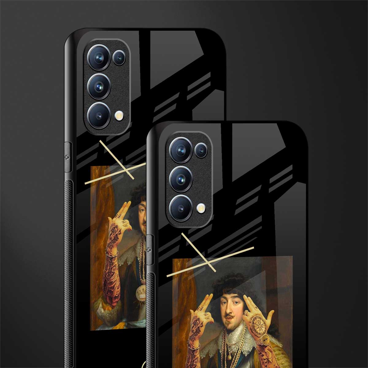 dope napoleon back phone cover | glass case for oppo reno 5