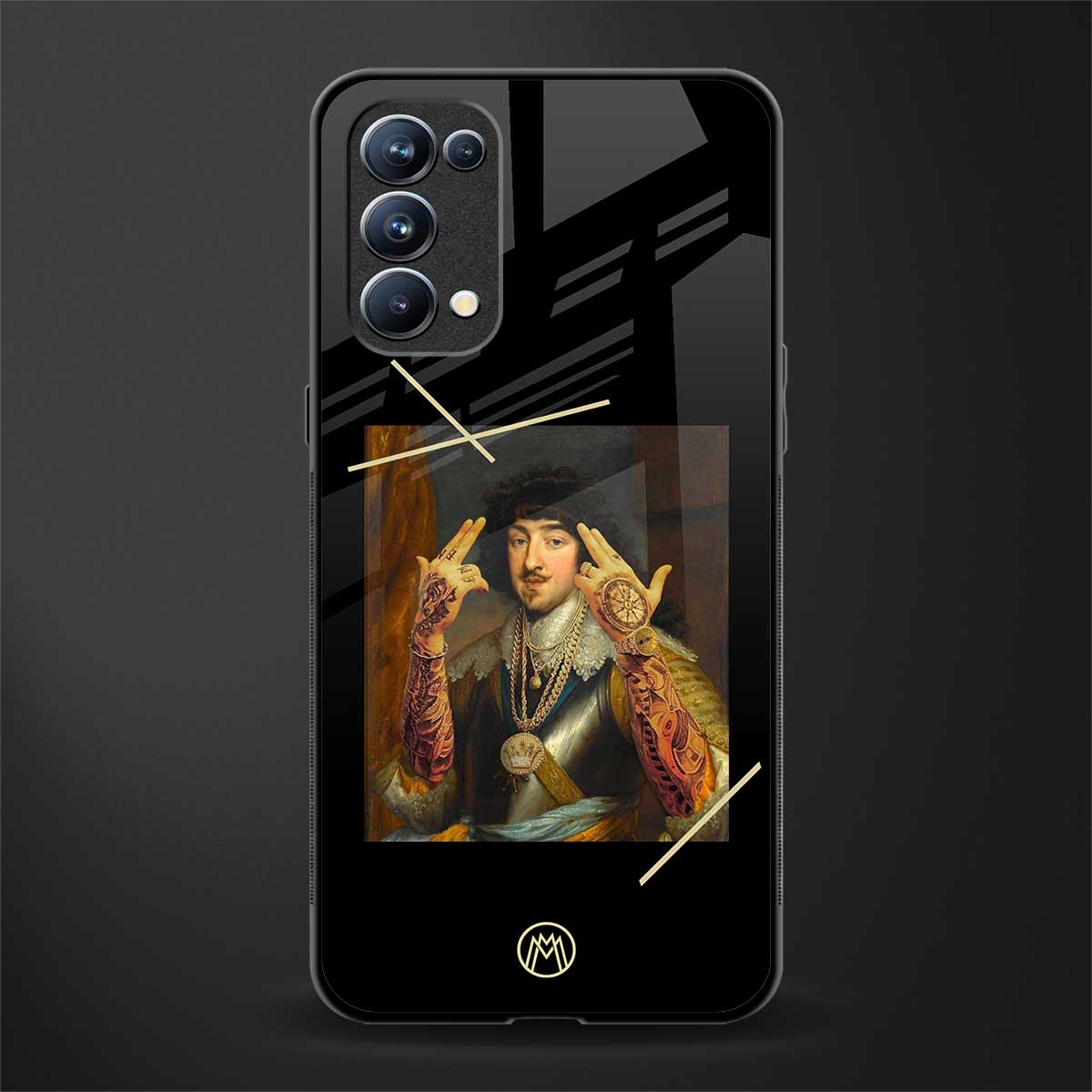 dope napoleon back phone cover | glass case for oppo reno 5