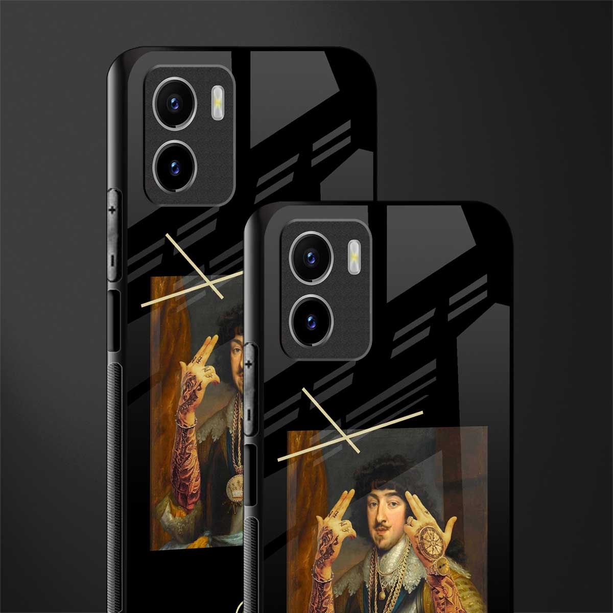 dope napoleon back phone cover | glass case for vivo y72